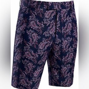 G/FORE Paisley Print Twilight Golf Shorts Men’s Size 32. NWOT